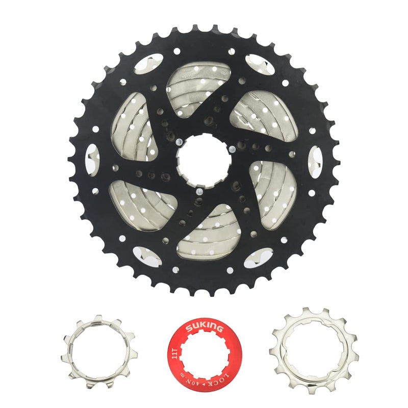 CYSKY 9 Speed Cassette 11-42T Bike Cassette Sprocket Compatible with Shimano/Sram/Sunrace HG System Fit for Mountain Bike, Road Bicycle, MTB - Image 3